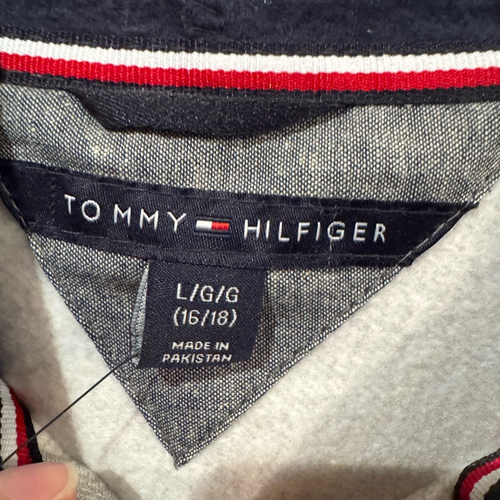 Tommy Hilfiger Zip Hoodie size Large Boys - Picture 5 of 7